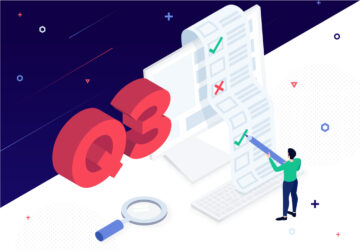 A man ticking a checklist of Q3 affiliate marketing trends