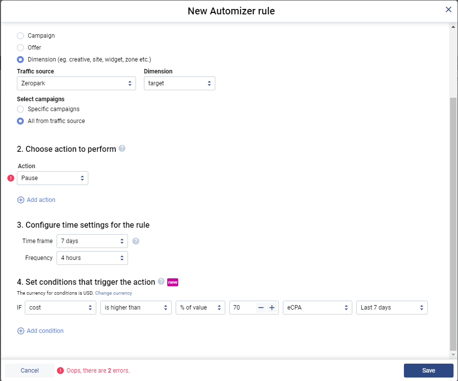 Automizer rules example by KJRocker